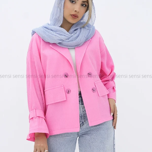 کت اطلس آستین بندی کد1003034