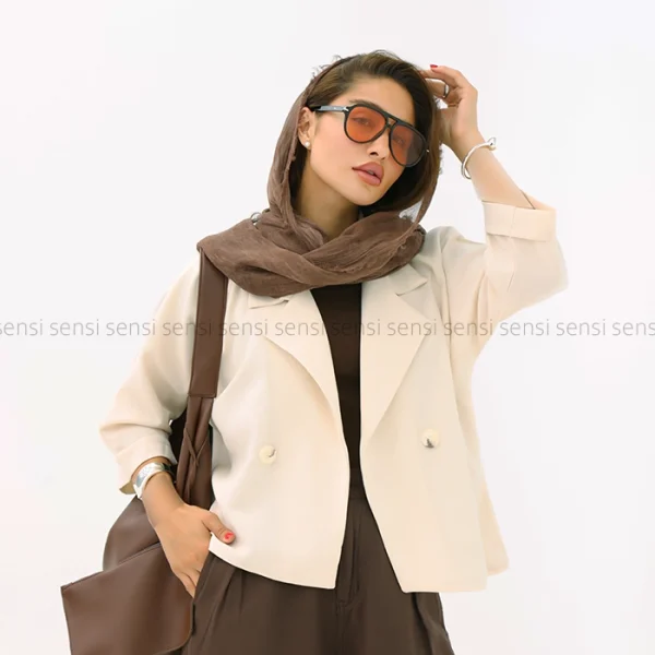 کراپ کت لینن کد1004183