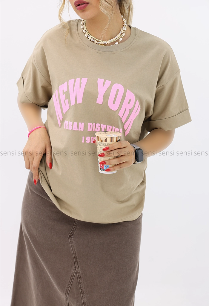 تیشرت new york چاپی کد1004200