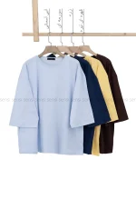 تیشرت باکسی ساده کد1004091