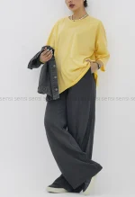تیشرت باکسی ساده کد1004091