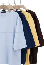 تیشرت باکسی ساده کد1004091