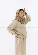 ست بلوز شلوار کتان کد1004047
