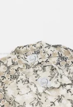 ست شومیز شلوار نچرال طرحدار کد1004068