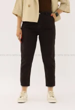 شلوار مام کتان