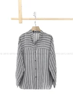 شومیز راه راه لینن