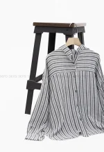 شومیز راه راه لینن