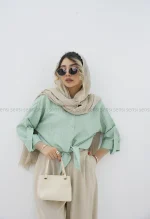 شومیز راه راه پری کد1004119