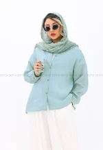 شومیز شیشه ای ساده کد1004189