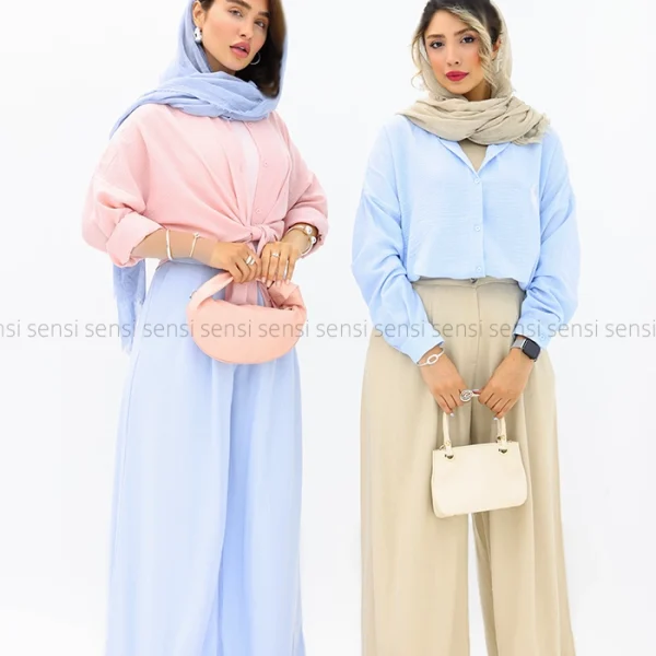 شومیز لینن POLOکد1004054