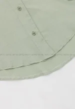 شومیز لینن پایین برش کد1004084