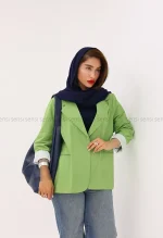 کت لینن آستین آستر کد1004097