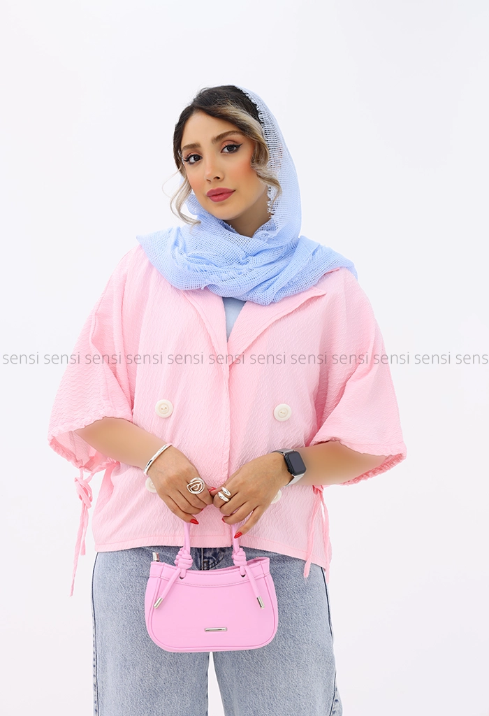 کراپ کت آستین کیمونو کد1004193