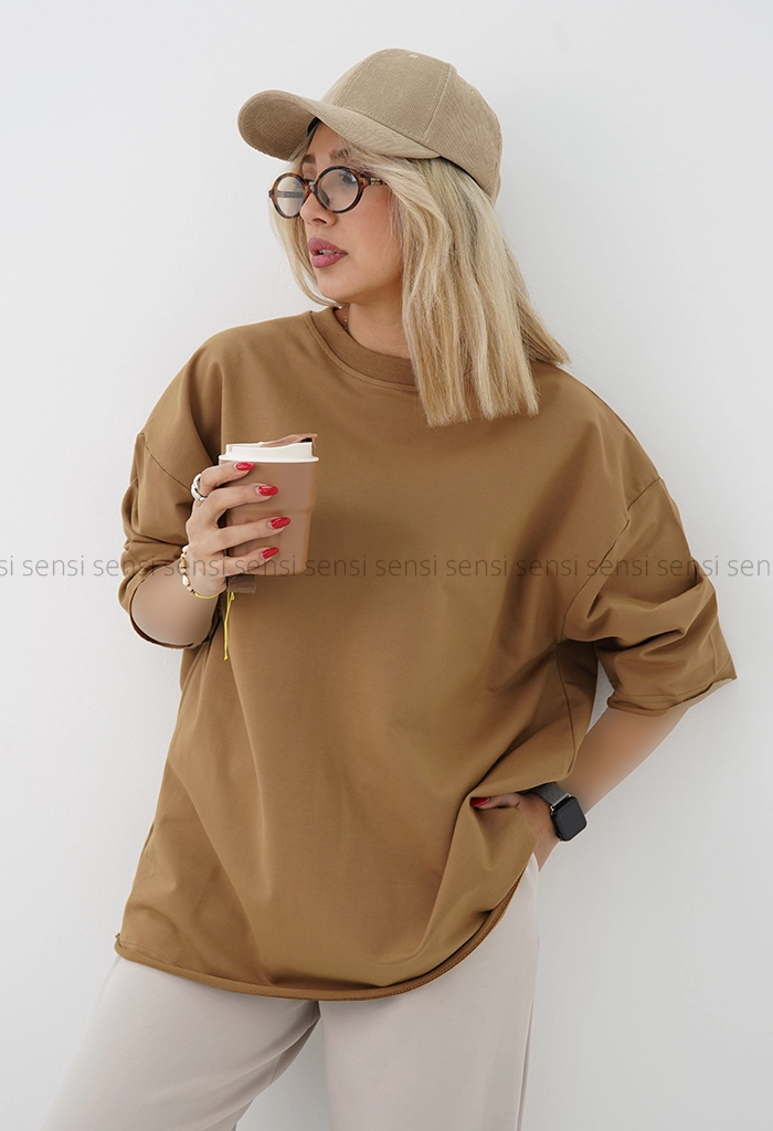 تیشرت لانگ دورس کد1004345