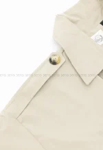 بارانی کوتاه جلودکمه کد1004292