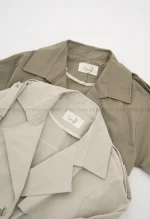 ترنچ کت جلو دکمه کد1004370