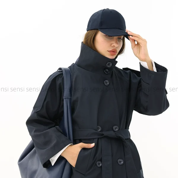 ترنچ کت یقه ایستاده سانتانا @کد1004337