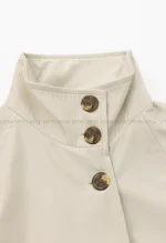 ترنچ کت یقه ایستاده سانتانا @کد1004337