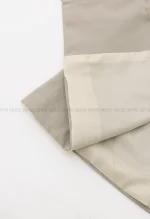 ترنچ کت یقه ایستاده کتان کد1004255