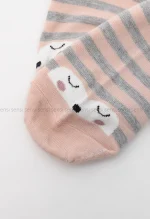 جوراب طرح دار پنبه کد1004134