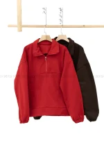 سویشرت نیم زیپ دورس کد1004286