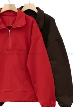 سویشرت نیم زیپ دورس کد1004286