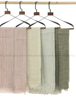 شال ساده کنفی کد1004216