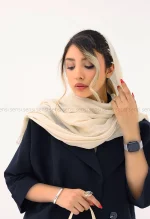 شال نخی خطی کد1004218
