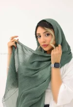 شال نخی خطی کد1004218