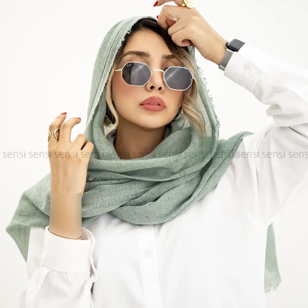 شال کنفی حصیری کد1004215