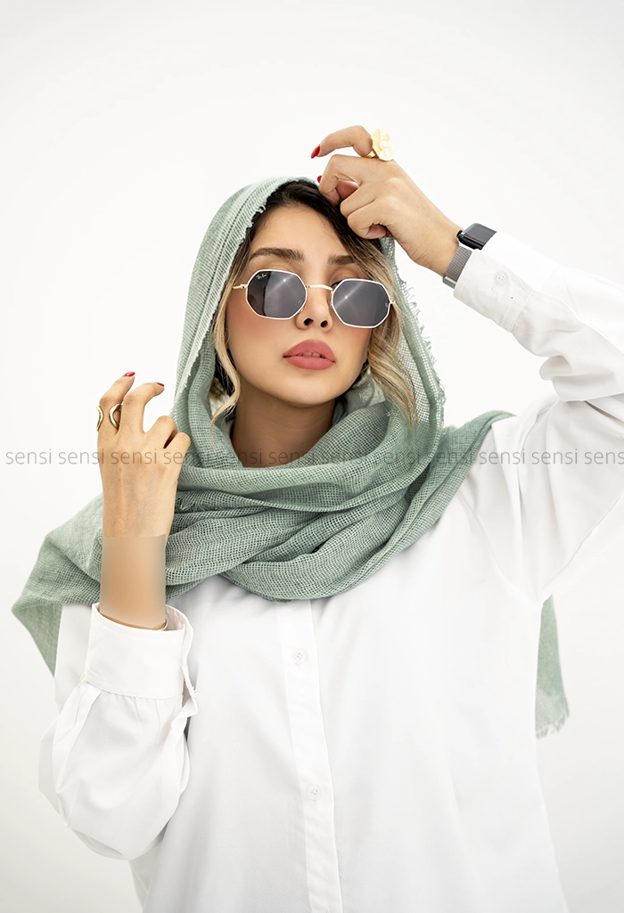 شال کنفی حصیری کد1004215