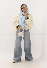 شلوار جین شافل کد1004213