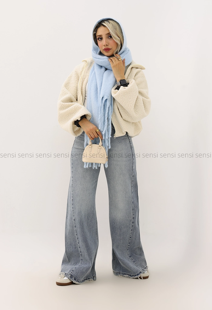 شلوار جین شافل کد1004213