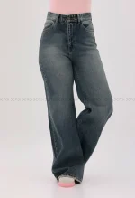 شلوار جین فول بگ کد1004212