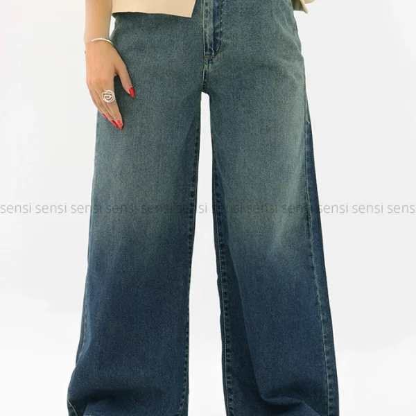 شلوار جین فول بگ کد1004234