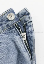 شلوار جینlong wideleg کد1004236