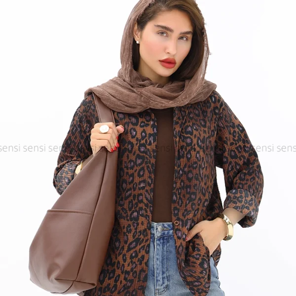 شومیز پلنگی کاملت کد1004207