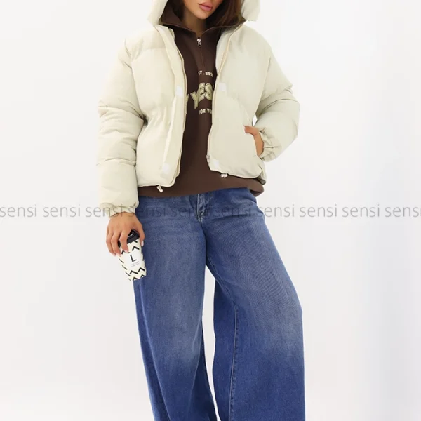 کاپشن پفی کلاه دارکد1004266