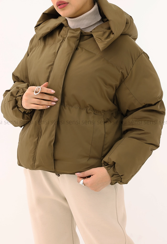 کاپشن پفی کلاه دارکد1004266