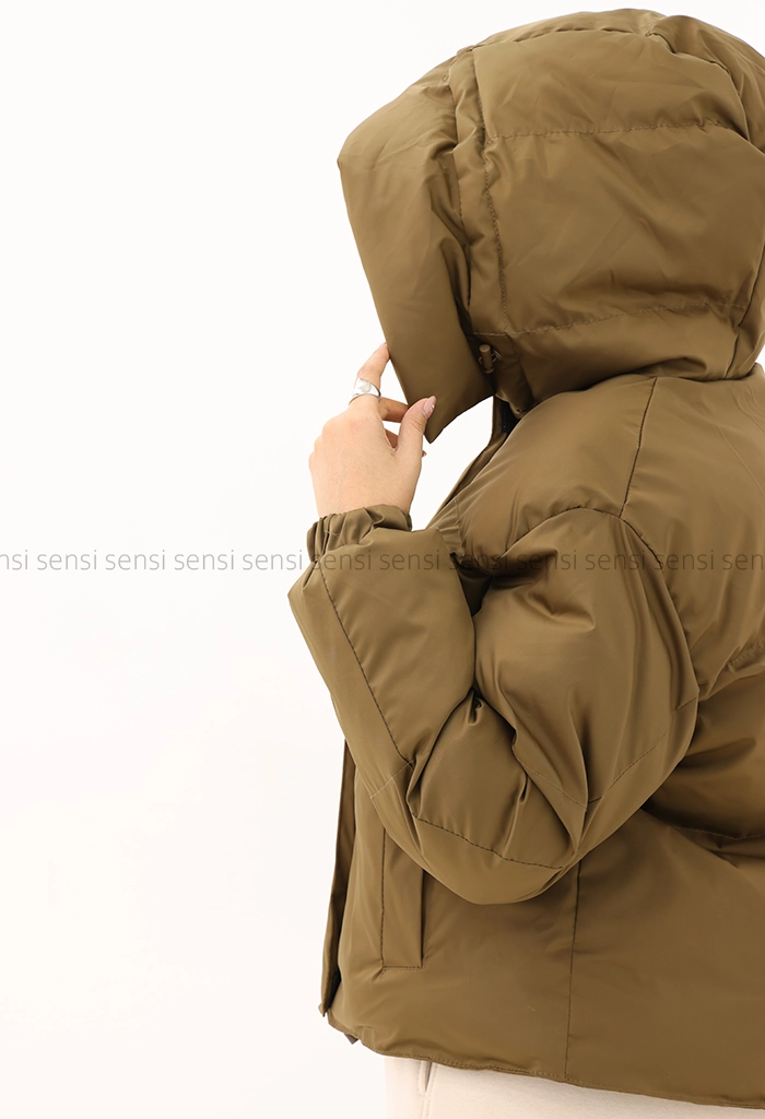 کاپشن پفی کلاه دارکد1004266