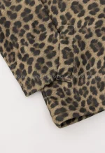 کت فوتر یقه انگلیسی پلنگی@کد1004246