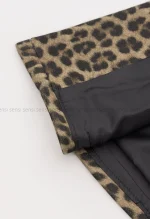 کت فوتر یقه انگلیسی پلنگی@کد1004246