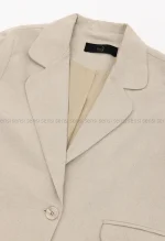 کت نپال آستر دار لینن کد1004297