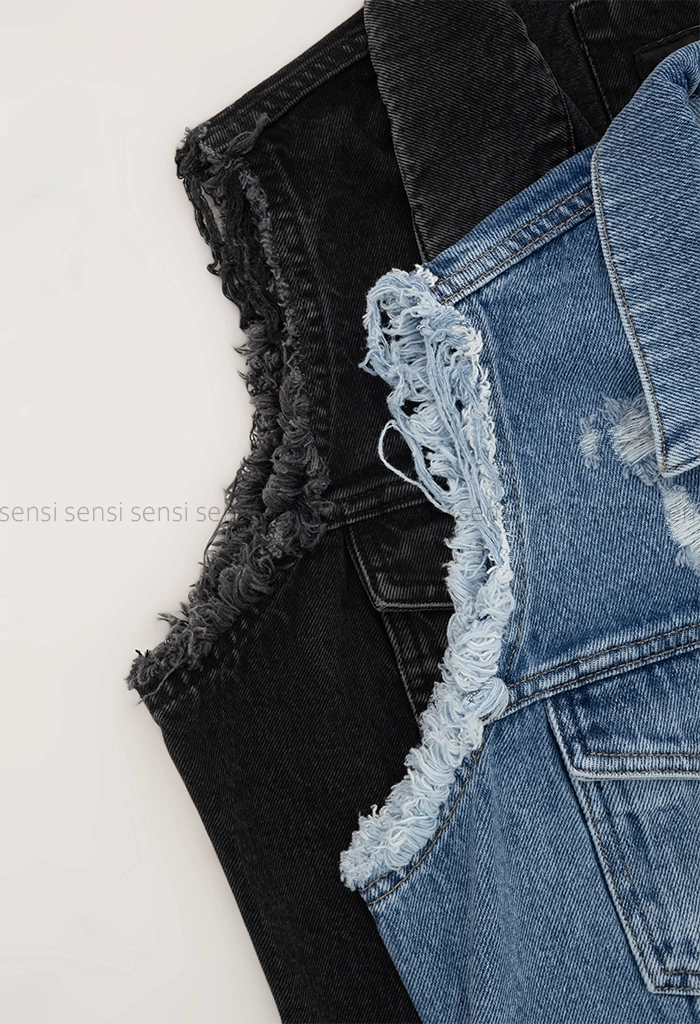 DSC05510 copy وست جین کوتاه کد1004721