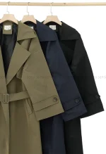 بارانی آستر دارپشت چاک دار@@ کد1004287