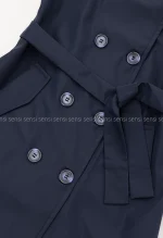 بارانی بلند6دکمه آستر دار@کد1004761