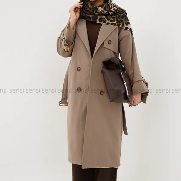 بارانی کتان جودون آستر دار@@کد1004497