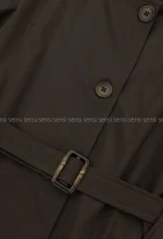 بارانی کتان کج راه رگلان کد1004485