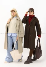 بارانی کتان کج راه رگلان کد1004485