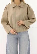 بامبر جلو زیپ جیر پیله کد1004634